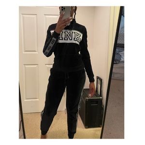 Velour PINK 2 piece set RARE